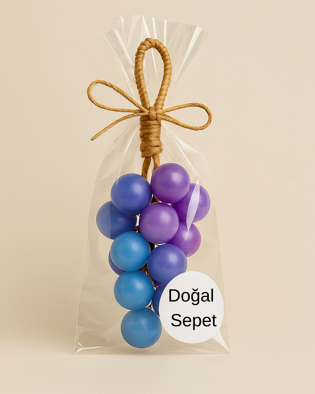 Doğal Sepet Üzüm Salkımı El Sabunu – Şık ve Farklı Tasarım, Mis Gibi Temizlik